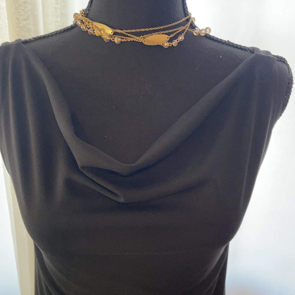 Express black midi dress